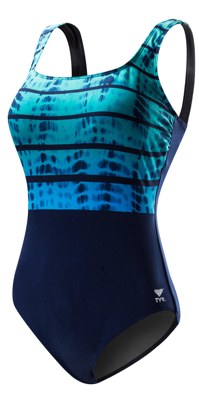 Nicola Jane S601 Monte Carlo, High Neckline Mastectomy Swimsuit - Bravelle